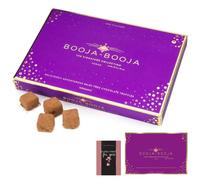 JOLAFUNBS Dark Chocolate Gift Box Gluten Free Booja Booja Vegan Chocolates The Signature Collection 184g & Lovely Cards - Birthday, Christmas, Valentine, Care Package, Fathers Day & More