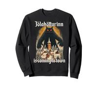 Jólakötturinn Yule Cat Icelandic Christmas cat Sweatshirt