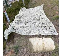 Jolan Camouflage Shade Net 2×3m 3×3m 3×4m 3×6m 4×4m 4×6m,Beige Camouflage Netting,Beige-4x10m(13.1 * 32.8ft)