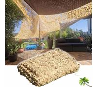 Jolan Sunscreen Camouflage Netting,Military Reinforced Camouflage Net,Yellow-2×10m(6.6 * 32.8ft)