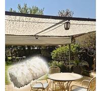 Jolan Sunscreen Camouflage Netting,Reinforced Camo Netting Beige 2×2m 2×3m 3×3m 3×4m 4×4m 5×5m,Camouflage Shade Net,Car Cover,Military Net,Camping,Hunting,Party Decorations,Beige-8×9m(26.2 * 29.5ft)