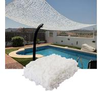 Jolan Sunscreen Camouflage Netting,White Reinforced Camouflage Net 1/2/3/4/5/6/7/8/9/10m,Camo Netting for Hunting,Military Net,Shade Net,Camping,Car Cover,Party Decoration,White-9x12m(29.5 * 39.4ft)