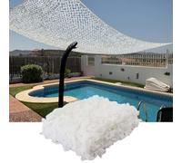 Jolan Sunscreen Camouflage Netting,White Reinforced Camouflage Net 1/2/3/4/5/6/7/8/9/10m,Camo Netting for Hunting,Military Net,Shade Net,Camping,Car Cover,Party Decoration,White-1.5x5m(4.9 * 16.4ft)