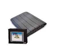 JOLAX Awning Rug, Outdoor Awning Rug, Tent Floor, Camping Mat, 500 g/m², Comfortable, Soft, Breathable, Machine Washable, Mould-Free, Non-Slip with Carry Bag, 300 x 550 cm, Anthracite