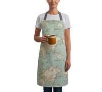 Jolee Adult 74cm Oilcloth Apron - Nature Patterns - Waterproof Easy to Clean Splash Proof Wipe Clean Cooking & Baking Apron