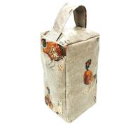 Jolee Fabric Door Stop Decorative Oilcloth Stopper for Indoor Outdoor Patio Kitchen Bedroom in Pheasants - Filled 25cm/10in Tall