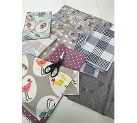 Jolee Fabrics 2Kg Bag of PVC Vinyl Offcuts, Remnants, Roll Ends, Scrap Bundle for Craft Use
