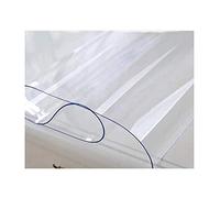 Jolee Fabrics Wipe Clean Extra Heavy Duty PVC Vinyl Table Protector Cover - Clear, Waterproof and Hard-Wearing Protection by The Metre (Extra-Heavy Duty Waterproof 1000 Micron, 137cm x 200cm Rect)