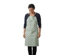 Jolee... Fabrics Wipe Clean PVC Coated Aprons - 100% Cotton Oilcloth - One Size - Easy to Clean and Splash Proof Apron (Duck Egg Bees, Adult (75cm Length))