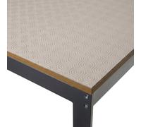 Jolee Tablecloths Beige Luxury Heat Resistant Table Cover Protector