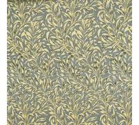 Jolee Tablecloths William Morris Willow Bough Grey 100% Cotton Lightweight Fabric Tablecloth Rectangular 200 CM