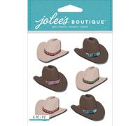 Jolees Boutique Dimensional Stickers, Cowboy Hats Repeats