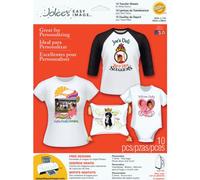 Jolee's Boutique Easy Image Iron-on Transfer Paper, White Fabrics
