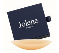 Jolene LONDON Reusable Silicone Nipple Covers - Invisible Ultra-Thin Adhesive Nipple Pasties for Women - Sweat-Resistant Breast Petals for Weddings and Everyday Wear - 4 Skin Tone Shades (Almond)