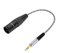 JOLGOO 3.5mm Male to XLR Male Stereo Audio Adapter Cable, 1/8 inch Mini Jack to XLR Adapter, 0.3 Meters
