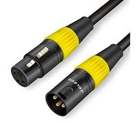 JOLGOO XLR Cable, XLR Male to XLR Female Balanced 3 PIN XLR Microphone Cable, 2 Meters / 2m