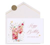 Joli Coon Birthday card STARDUST It's your day - Birthday cards for women with envelope and real wax seal