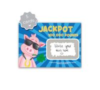 Joli Coon Lucky Ticket 5 scratch cards - personalised scratch cards