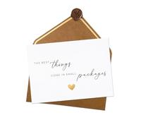 Joli Coon Pregnancy Announcement Card I'm Pregnant, with wax seal | 350gsm textured designer paper, rose-gold foil finish, premium envelope, self-adhesive wax seal, space for a message