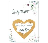 Joli Coon Pregnancy announcement scratch card - You are going to be an uncle - Baby announcement uncle