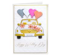 Joli Coon Wedding Card, SIGNATURE, with FinePaper envelope and seal sticker