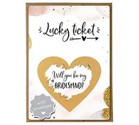 Joli Coon Will you be my bridesmaid scratch card with envelope - Bridesmaid proposal card