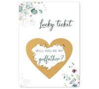 Joli Coon Will You Be My Godfather Scratch Card, Godfather Proposal