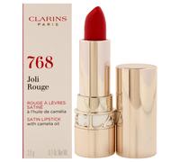 Joli Rouge Satin Lipstick - 768 Strawberry by Clarins for Women - 0.1 oz Lipstick
