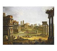 Joli View Roman Forum Rom Gemälde ungerahmt Wandbild Kunstdruck Poster Home Decor Premium