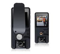 JOLIANE A39 1080P Infrared Night Vision Full HD Mini Camera Dash Cam Small Camcorder 180 degrees Wide Angle Police Bodycam(32GB,Advanced set)