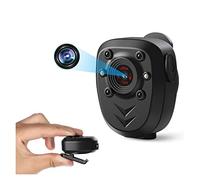 JOLIANE Police Body Lapel Worn Video Camera 1080P HD DVR IR Night Visible LED Light Cam Record Digital Mini DV Recorder Voice 16G 32G(32G)