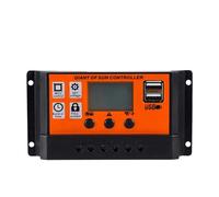 JOLIANE Solar Charge Controller 10A/30A/60A/80A/100A Automobile Solar Panel LED Display Dual USB 5V Solar Panel Battery Charge Regulator for home, industrial and commercial use(60A)