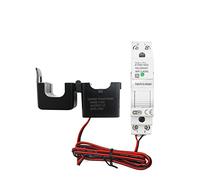 JOLIANE Tuya Smart/Zigbee Electricity KWH Meter Din Rail Single Phase AC 50A 63A CT AC Meter App Real Time Monitor Power - Electricity Power Meter(Zigb,63A)