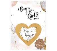 Jolicoon 5 Gender reveal scratch cards - It's a boy - Gender reveal ideas - Gender reveal games