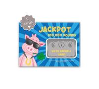 Jolicoon 5 Pregnancy announcement lottery scratch off cards - We're having a baby - Baby announcement with fake scratch off cards