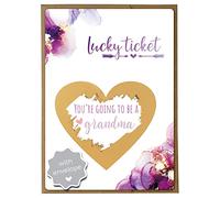 Jolicoon Pregnancy announcement scratch card - You are going to be a grandma with envelope - Baby announcement grandma
