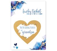 Jolicoon Pregnancy announcement scratch card - You are going to be grandpa - Baby announcement grandpa