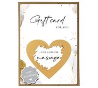 Jolicoon Voucher gift card for a massage - Fiance birthday card for him - Funny gifts for boyfriend
