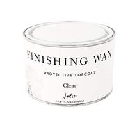 Jolie Finishing Wax - Topcoat for Jolie Paint on Furniture, cabinets, Walls, and Home Accessories (500mL, Clear)