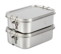 Jolie Max Stainless Steel Bento Lunch Box 750ml - Leakproof Lid, Removable Divider, Durable Metal Food Container, Dishwasher Safe - Ideal for Work, School & Travel (2)