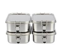 Jolie Max Stainless Steel Bento Lunch Box 750ml - Leakproof Lid, Removable Divider, Durable Metal Food Container, Dishwasher Safe - Ideal for Work, School & Travel (4)