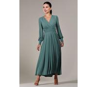 Jolie Moi Petite Long Sleeve Soft Silky Jersey Max In Light Green Light Green 14