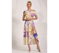 Jolie Moi Women's Draped Asymmetric Jersey Midi dress | Size: 20 Jolie Moi Multicolor 20
