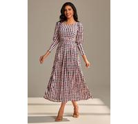 Jolie Moi Women's Long Puff Sleeved Jersey Maxi Dress | Size: 14