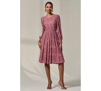 Jolie Moi Women's Long Sleeve Jersey Midi Dress | Size: 12