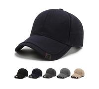 Joligiao Men's Navy Baseball Cap - Adult Unisex One Size - Sun Protection - Cotton - Solid - All Seasons - Random - Training, Baseball, Golf, Running