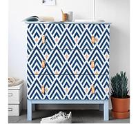 JOLIHOME Geometric Self Adhesive Wallpaper Sticky Back Plastic Wallpaper for Living Room Sticker Paper for Bedroom Wall Bathroom Decor Vinyl Worktop Vinyl Covering Roll 44.5x500cm,Removable