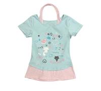 JOLILUNA Whimsy Twee Clothes Whimsigoth Graphic Y2k Harajuku Top Kawaii Shoujo Girl Clothes T Shirt, Blue, M