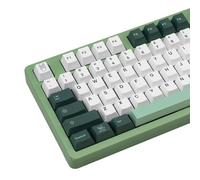 JOLINTAL Matcha Green PBT Keycaps, Custom Botanical Japanese Keyboard Keycap, Dye-sub Cherry Profile Key Caps for 61/68/84/87/98/100 Cherry Gateron MX Mechanical Gaming Keyboards