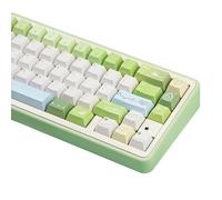 JOLINTAL PBT Material Keycaps 143 Keys, Minimalist Style Matcha Green Keycaps, Cherry Profile Dye-Sublimation Custom Key Caps Set for Cherry Gateron MX Swithes Mechanical Keyboards